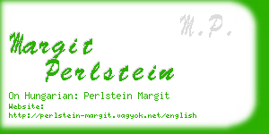 margit perlstein business card